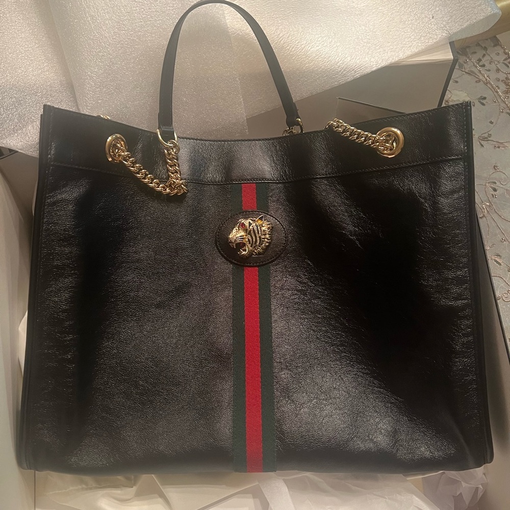 Gucci Black Tote Bag